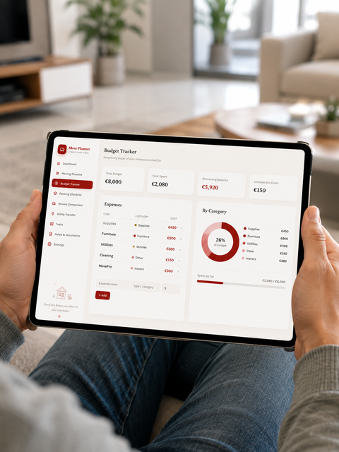 All-in-one moving dashboard all-in-one moving dashboard screenshot