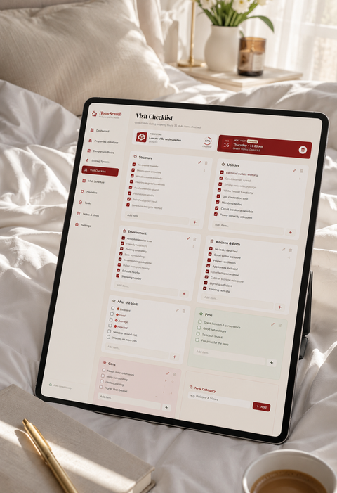 Home buying tracker toolhome buying tracker tool screenshot